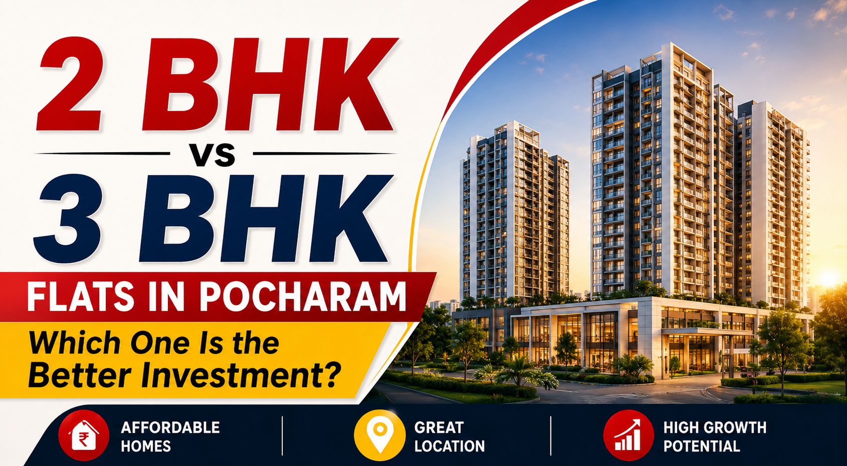 2 BHK vs 3 BHK Flats in Pocharam: Which One Is the Better Investment?